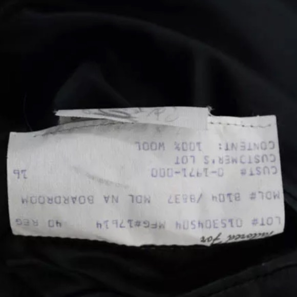 HICKEY FREEMAN SUIT TWO BUTTON CLOSURE SIZE 40R Dark Blue - Picture 5 of 8